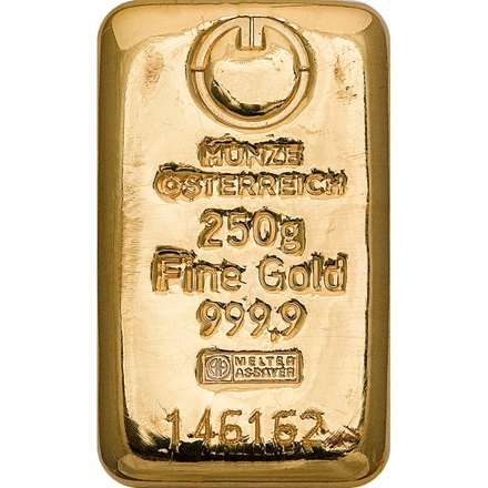 Gold bar 250 g - Austrian Mint