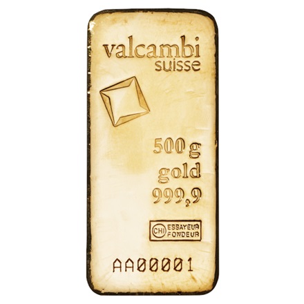 Gold bar 500 g - various manufacturers