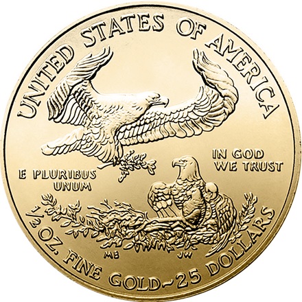 Gold American Eagle 1/2