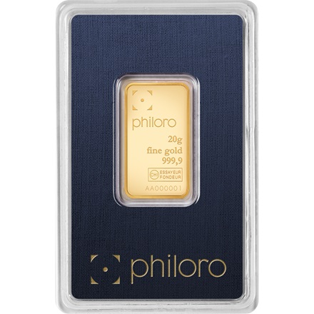 Gold bar 20 g - philoro