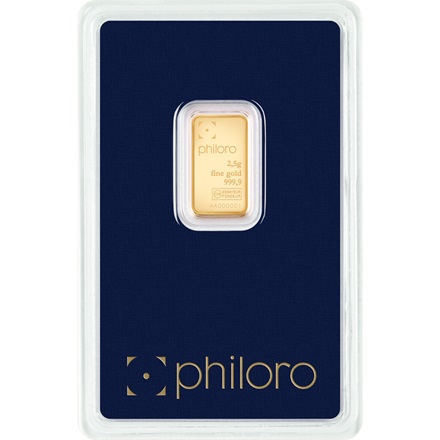 Gold bar 2,5 g - philoro