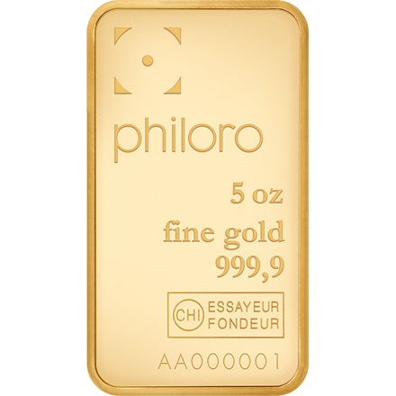Gold bar 5 oz - philoro