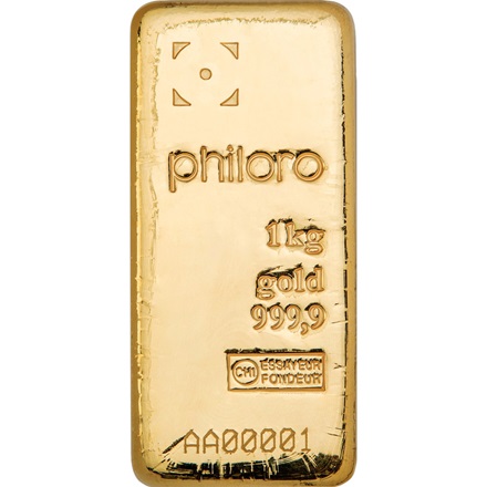 Gold bar 1000 g - philoro