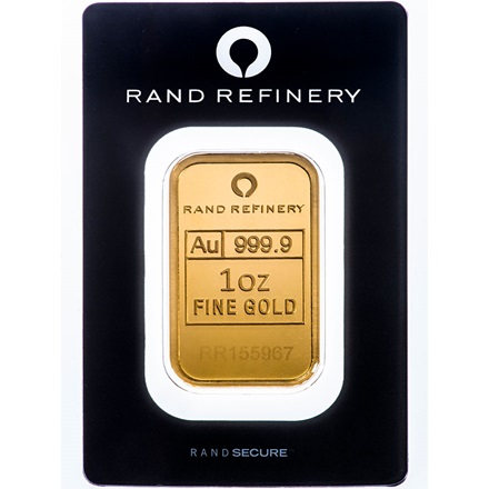 Gold bar 1 oz - Rand Refinery