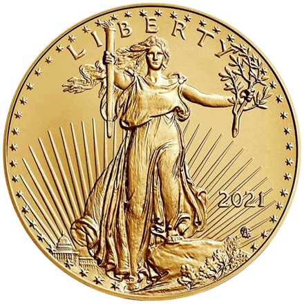 Gold American Eagle 1/10