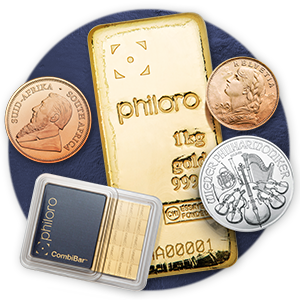 philoro gold bars, gold coins & silver coins
